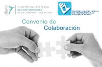El Colegio de Fisioterapeutas de la Comunidad Valencia y el de Murcia establecen un convenio de colaboración en formación
