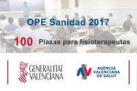 El Consell aprueba la Oferta Pública de Empleo de Sanidad para 2017: 6.790 plazas, 100 de ellas para fisioterapeutas