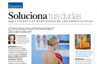 Cómo funciona el kinesiotaping aplicado de manera correcta por un fisioterapeuta (revista Mía)