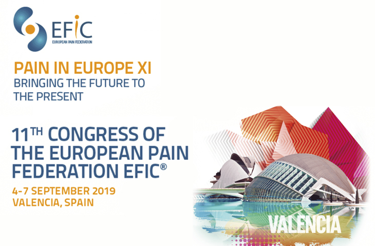 Valencia acogerá en septiembre el XI Congreso Pain in Europe de la Federación Europea del Dolor EFIC® Valencia acogerá en septiembre el XI Congreso Pain in Europe de la Federación Europea del Dolor EFIC®