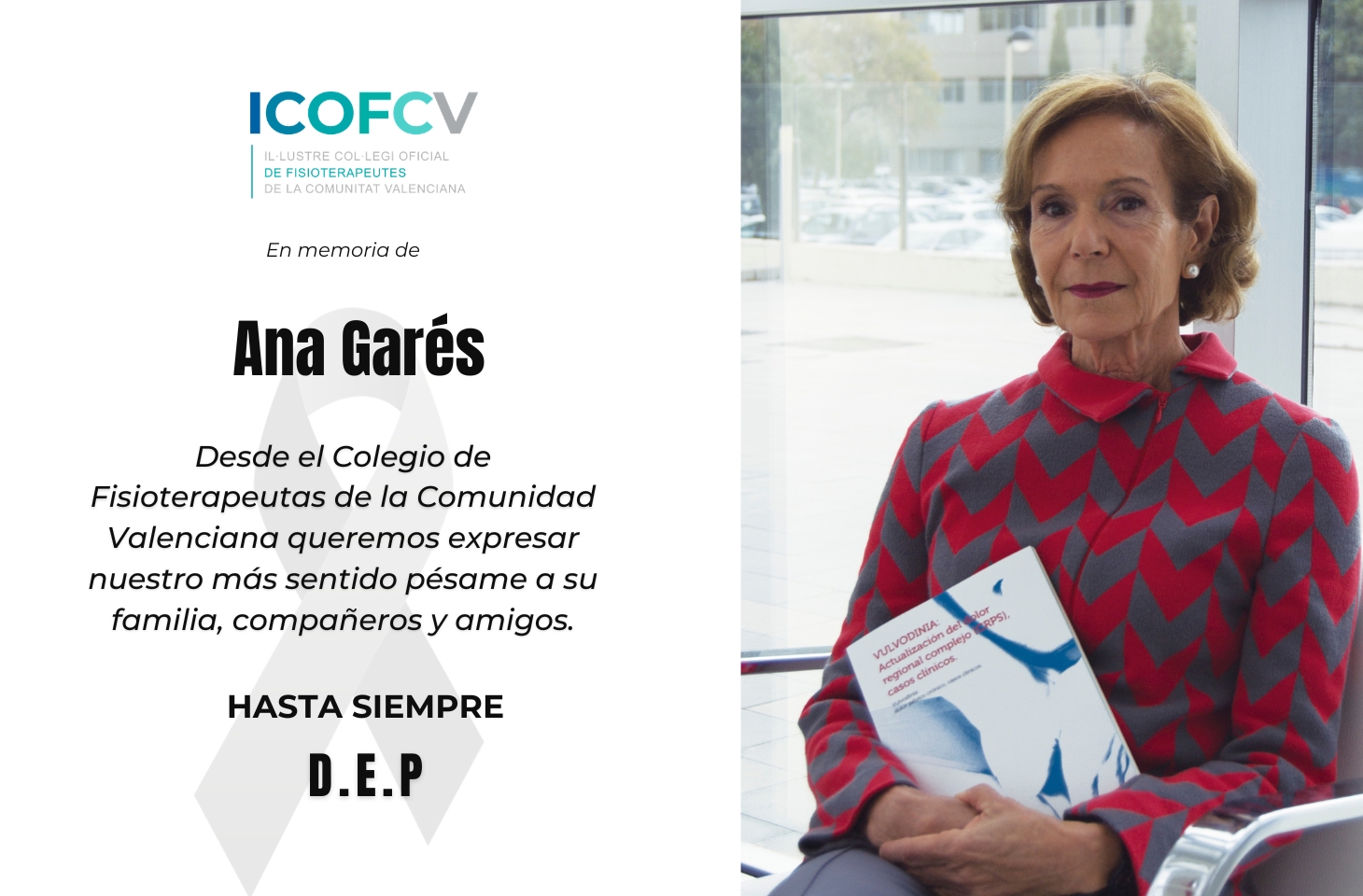 Hasta siempre, querida Ana. D.E.P. Hasta siempre, querida Ana. D.E.P.