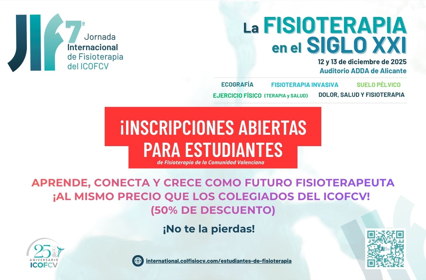 ¡Inscripciones abiertas para estudiantes en la VII Jornada Internacional del ICOFCV! ¡Inscripciones abiertas para estudiantes en la VII Jornada Internacional del ICOFCV!