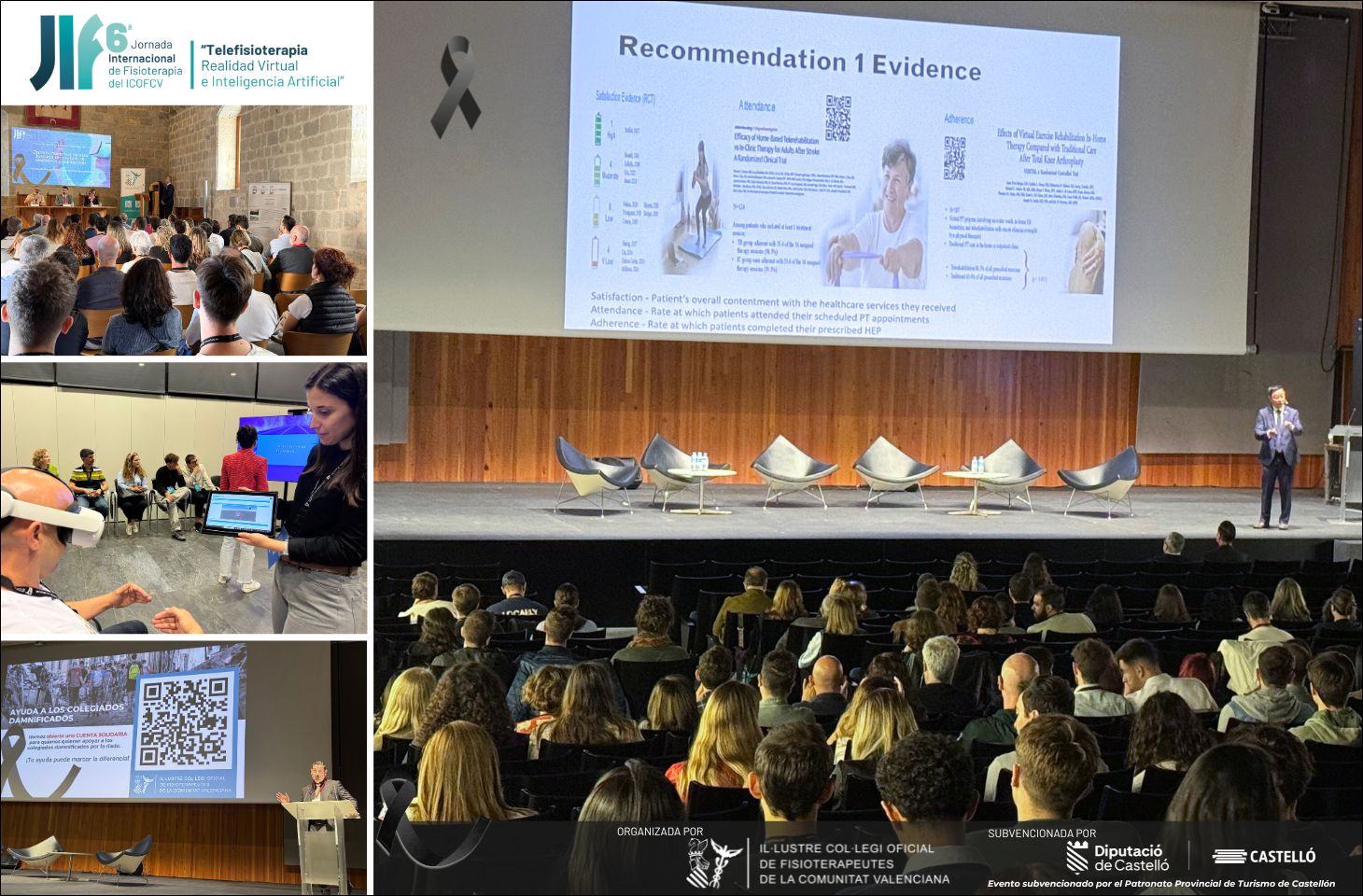 La VI Jornada Internacional de Fisioterapia del ICOFCV: un ejemplo de solidaridad y excelencia profesional La VI Jornada Internacional de Fisioterapia del ICOFCV: un ejemplo de solidaridad y excelencia profesional