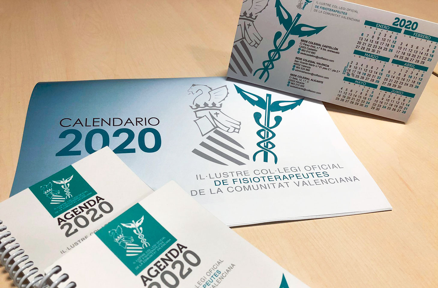 Ya disponibles la agenda y los calendarios de 2020 para colegiados Ya disponibles la agenda y los calendarios de 2020 para colegiados