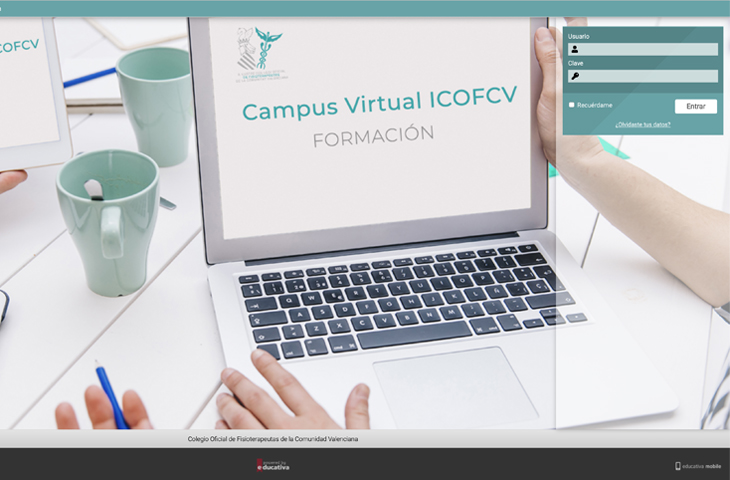 El ICOFCV abre su Campus Virtual para colegiados El ICOFCV abre su Campus Virtual para colegiados
