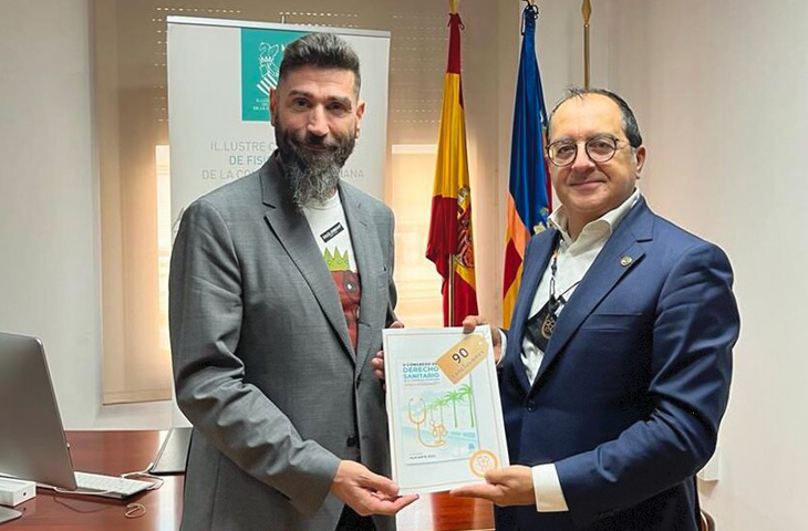 La ADSCV presenta al ICOFCV las conclusiones del V Congreso de Derecho Sanitario de la CV La ADSCV presenta al ICOFCV las conclusiones del V Congreso de Derecho Sanitario de la CV