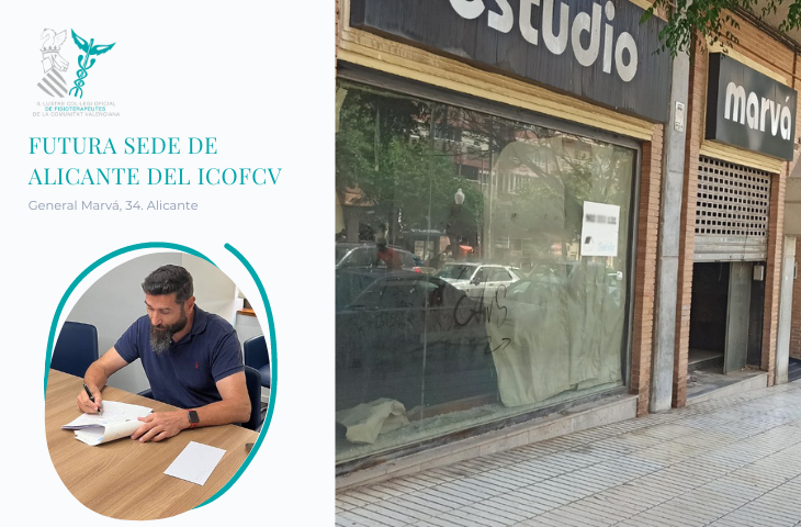 El ICOFCV adquiere la que será la futura delegación de Alicante El ICOFCV adquiere la que será la futura delegación de Alicante