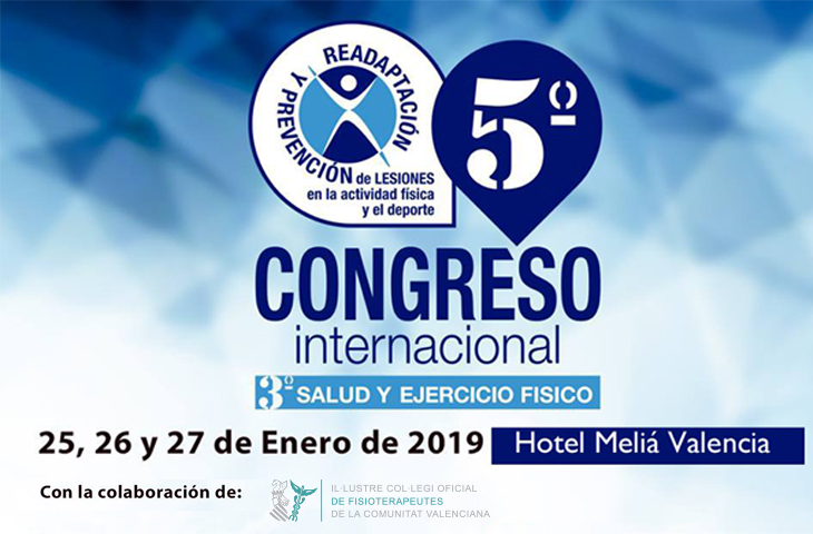 El Colegio de Fisioterapeutas de la Comunidad Valenciana, colaborador del Congreso JAM 2019 El Colegio de Fisioterapeutas de la Comunidad Valenciana, colaborador del Congreso JAM 2019