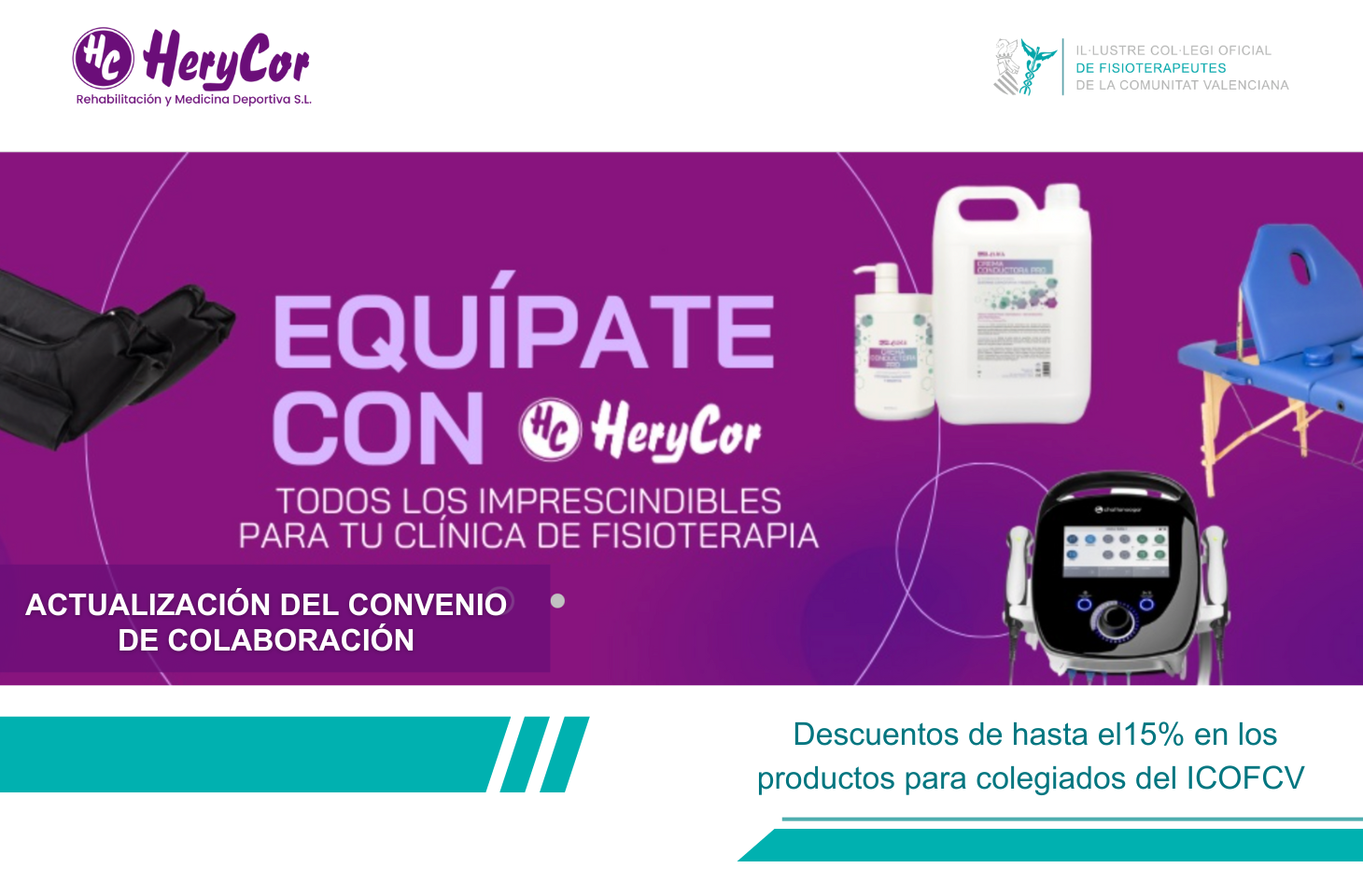 El ICOFCV y Herycor renuevan su convenio de colaboración El ICOFCV y Herycor renuevan su convenio de colaboración