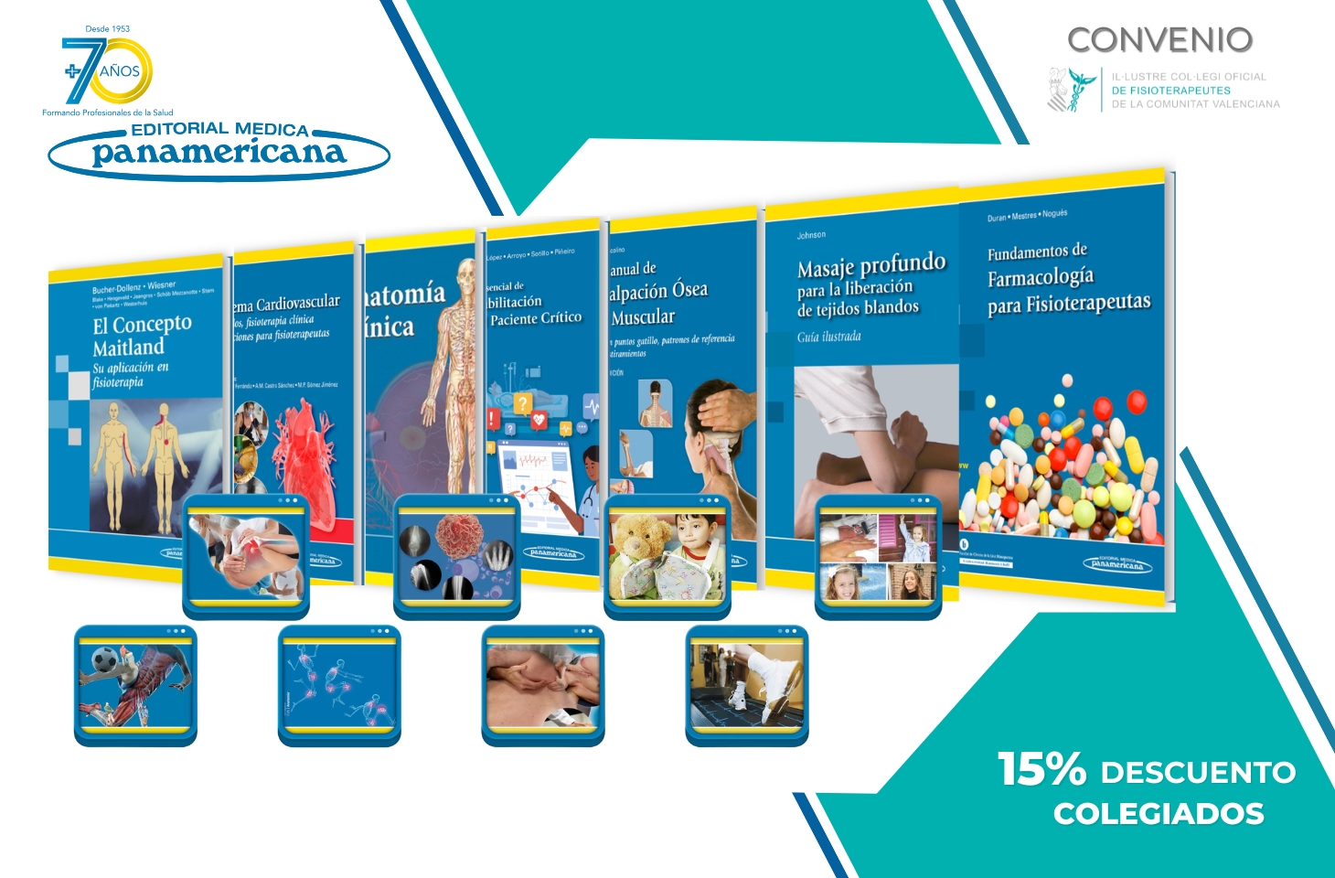 Te interesa: activo el convenio con Editorial Médica Panamericana con un 15% de descuento en libros y eBooks