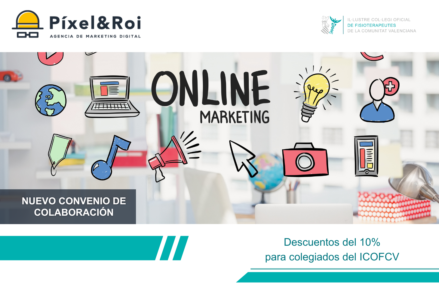 Nuevo convenio con Píxel&Roi Nuevo convenio con Píxel&Roi