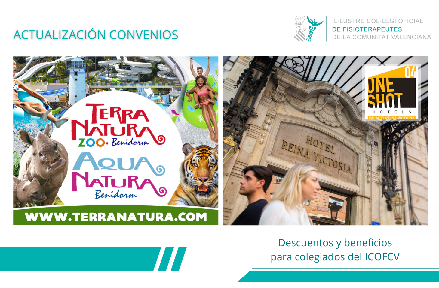 Renovados los convenios con One Shot Hotels y Terra Natura