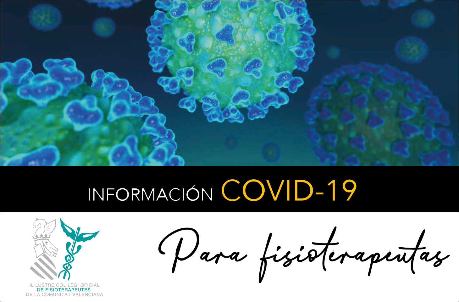 Información y recomendaciones para los fisioterapeutas con relación al Coronavirus Información y recomendaciones para los fisioterapeutas con relación al Coronavirus