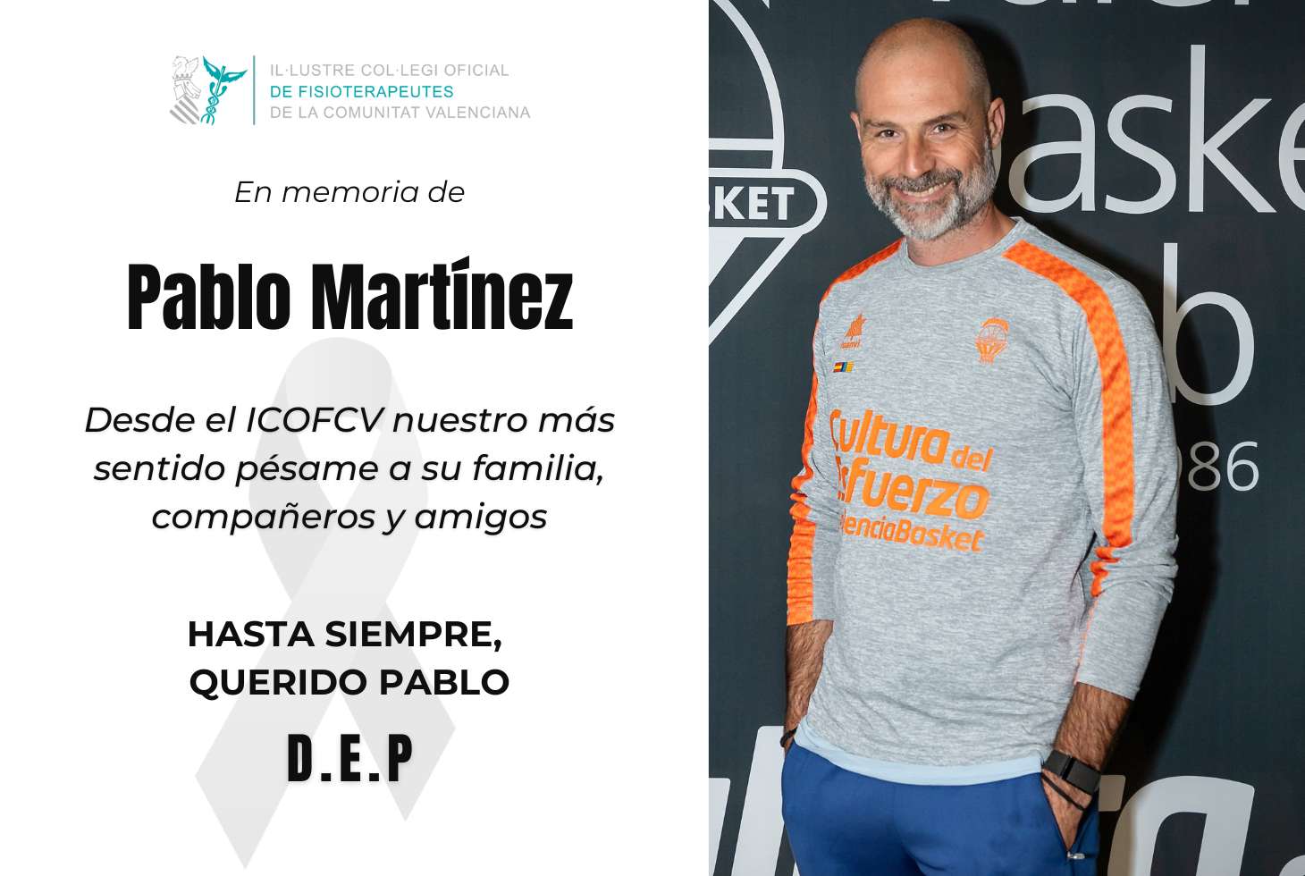 En memoria de Pablo Martínez. Hasta siempre, querido Pablo D.E.P En memoria de Pablo Martínez. Hasta siempre, querido Pablo D.E.P