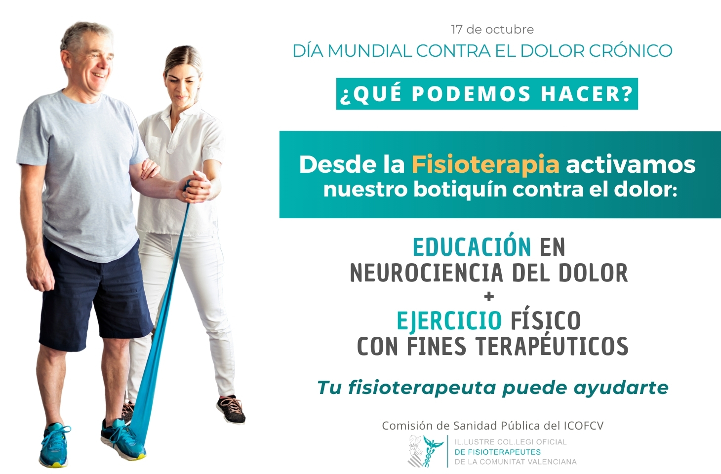 Más de un millón de valencianos sufre dolor crónico: el autocuidado y la fisioterapia, clave para aliviarlo Más de un millón de valencianos sufre dolor crónico: el autocuidado y la fisioterapia, clave para aliviarlo
