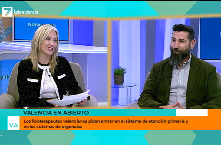 Entrevista a Josep Benítez, decano del Colegio de Fisioterapeutas de la CV, en 7 Televalencia Entrevista a Josep Benítez, decano del Colegio de Fisioterapeutas de la CV, en 7 Televalencia