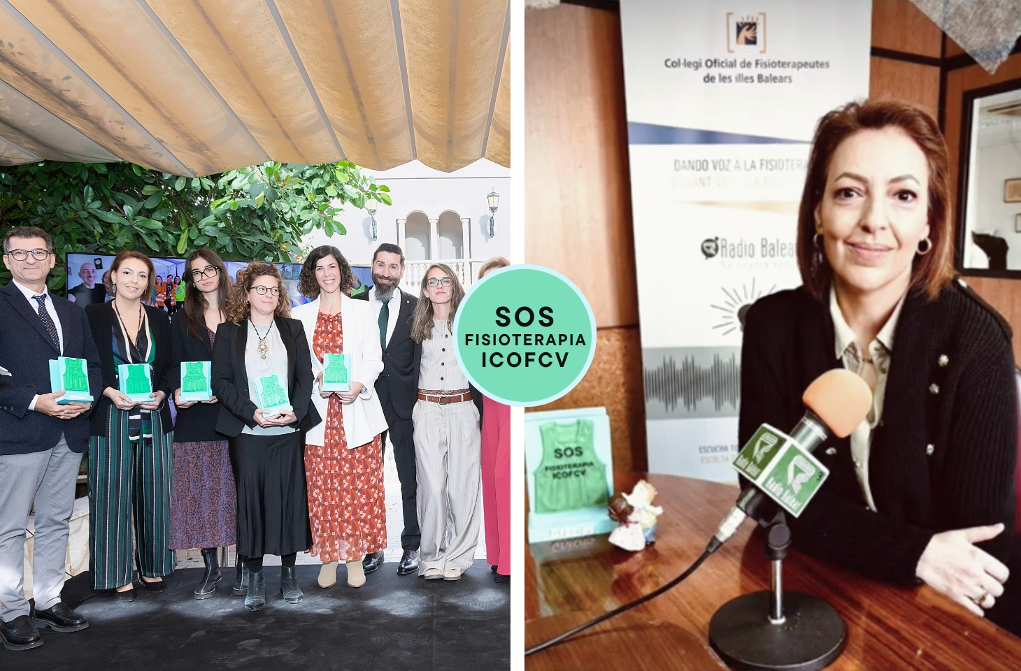 Sandra del Águila explica su experiencia como voluntaria en el programa SOSFisioterapiaICOFCV