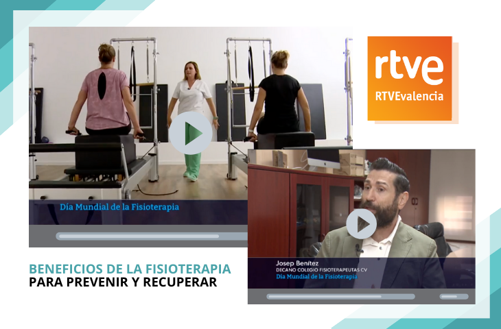 Los beneficios de la Fisioterapia para prevenir y recuperar en RTVE de la Comunidad Valenciana
