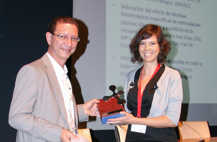 Premio a Maria Luz Sánchez por su investigación en la estimulación plantar para la marcha en Ictus