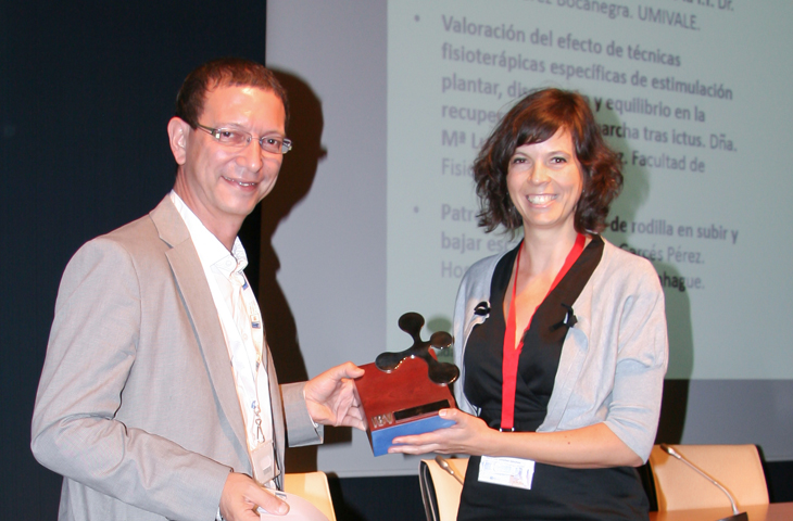 La fisioterapeuta María Luz Sánchez, IX premio IBV de Valoración Funcional por su estudio sobre técnicas efectivas para recuperar la marcha tras un ictus La fisioterapeuta María Luz Sánchez, IX premio IBV de Valoración Funcional por su estudio sobre técnicas efectivas para recuperar la marcha tras un ictus