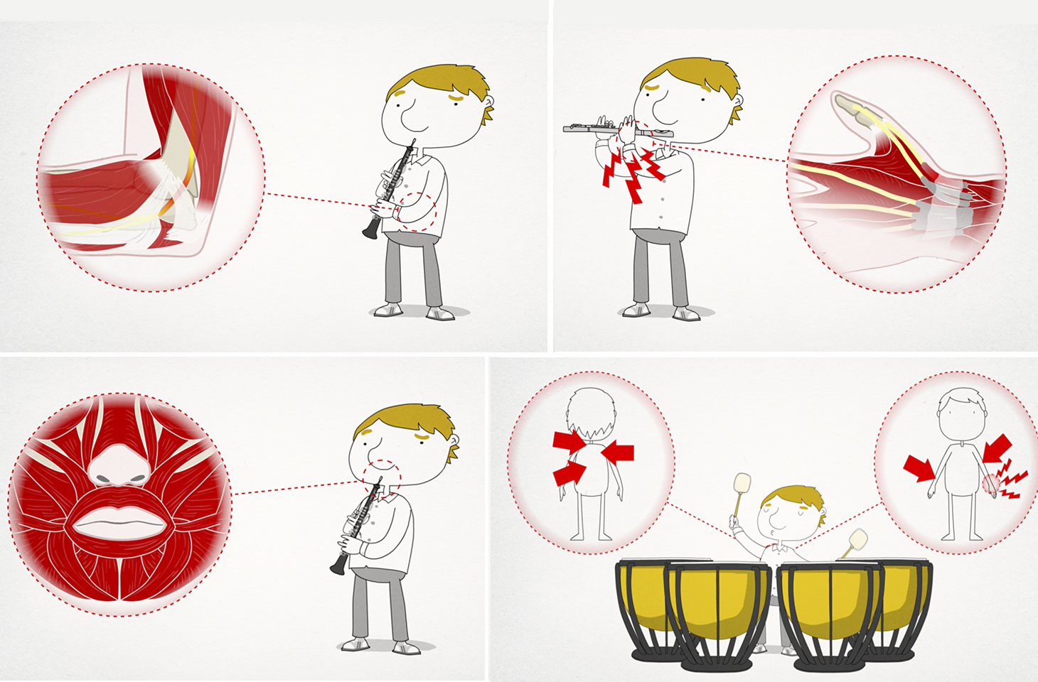 La fisioterapia disminuye las dolencias derivadas de la práctica musical La fisioterapia disminuye las dolencias derivadas de la práctica musical