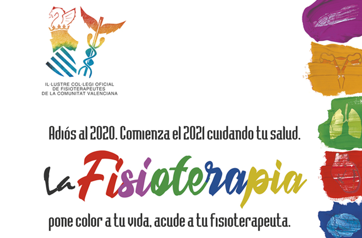 Nueva campaña del ICOFCV: “La Fisioterapia pone color a tu vida. Acude a tu fisioterapeuta”.