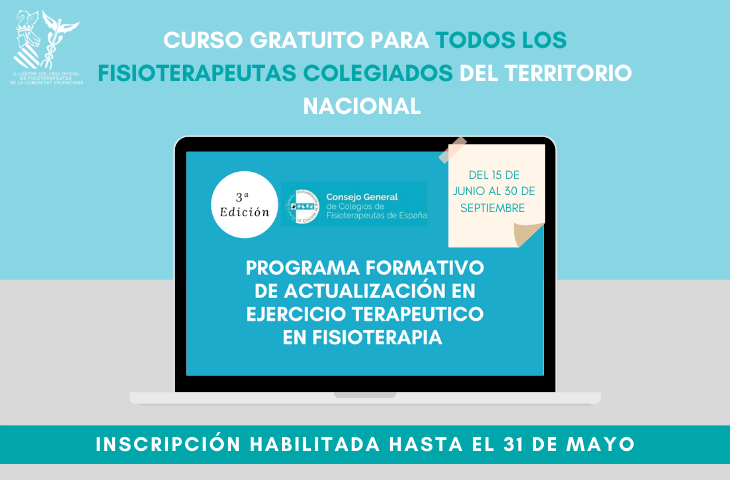 3ª edición del curso online “Actualización en Ejercicio Terapéutico en Fisioterapia”