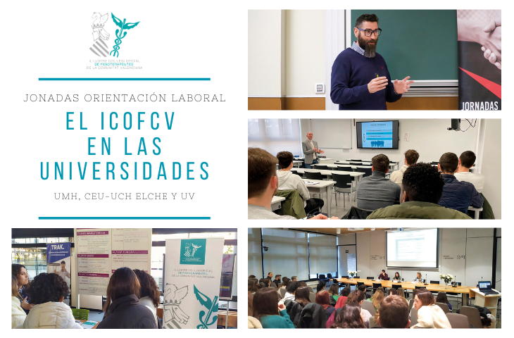 El ICOFCV orienta en salidas profesionales
a los estudiantes de Fisioterapia El ICOFCV orienta en salidas profesionales
a los estudiantes de Fisioterapia