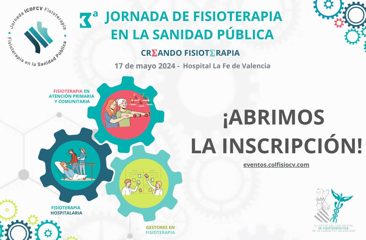 Abierta la inscripción para la III Jornada de Fisioterapia en la Sanidad Pública