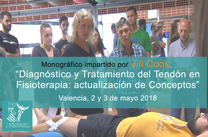 EL ICOFCV vuelve a traer a Valencia a Jill Cook para impartir un curso sobre los últimos avances en el tratamiento de las tendinopatías 