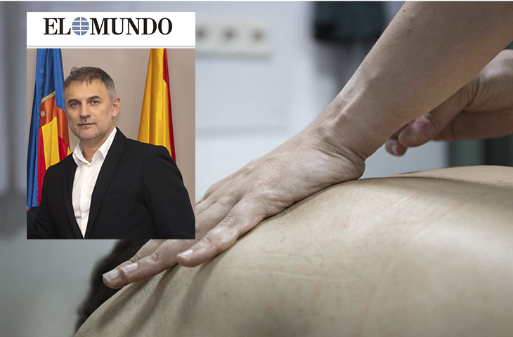 Los fisioterapeutas ante la crisis del coronavirus (periódico El Mundo CV) Los fisioterapeutas ante la crisis del coronavirus (periódico El Mundo CV)