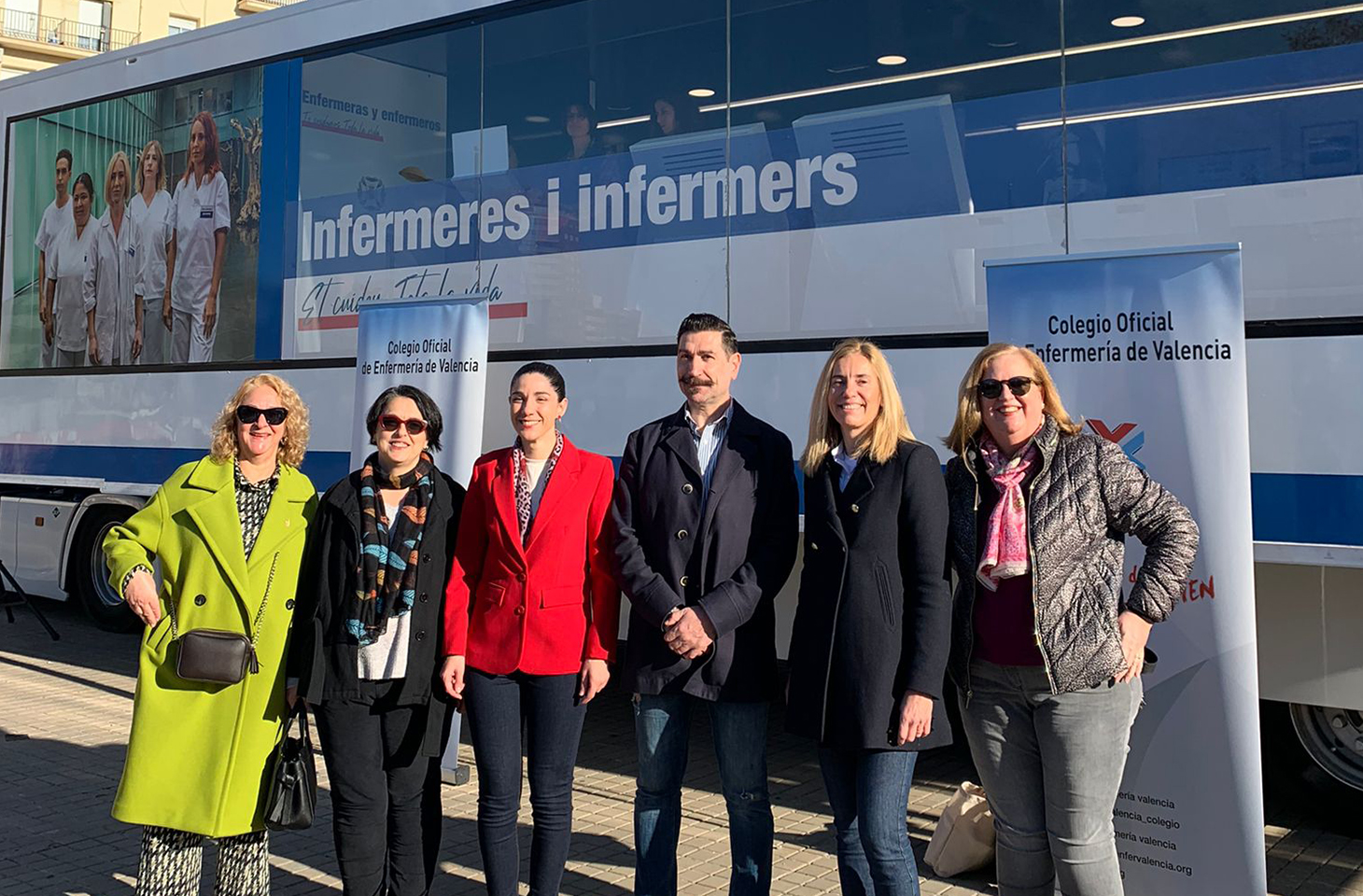 El ICOFCV, en la inauguración de la Ruta Enfermera de hábitos saludables que ha llegado a Valencia El ICOFCV, en la inauguración de la Ruta Enfermera de hábitos saludables que ha llegado a Valencia