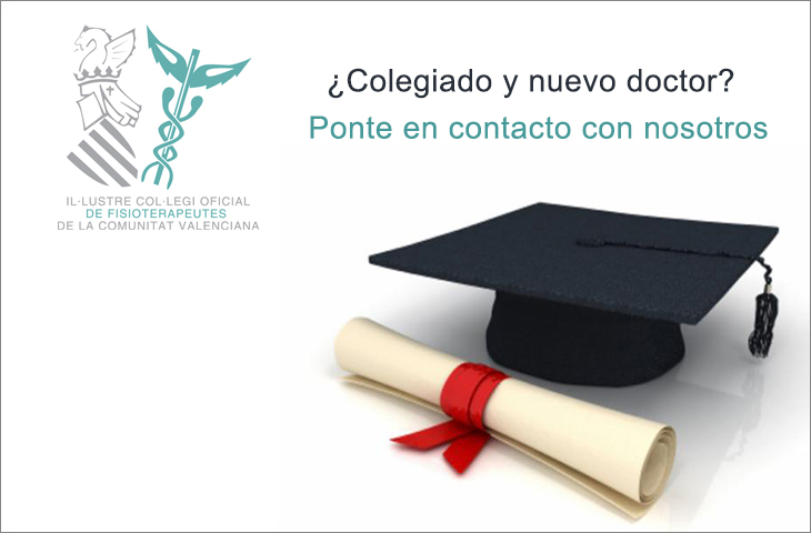 Si eres colegiado del ICOFCV y lees tu tesis doctoral, ponte en contacto con nosotros