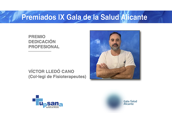 Víctor Lledó, premio Dedicación Profesional UPSANA 2023 Víctor Lledó, premio Dedicación Profesional UPSANA 2023