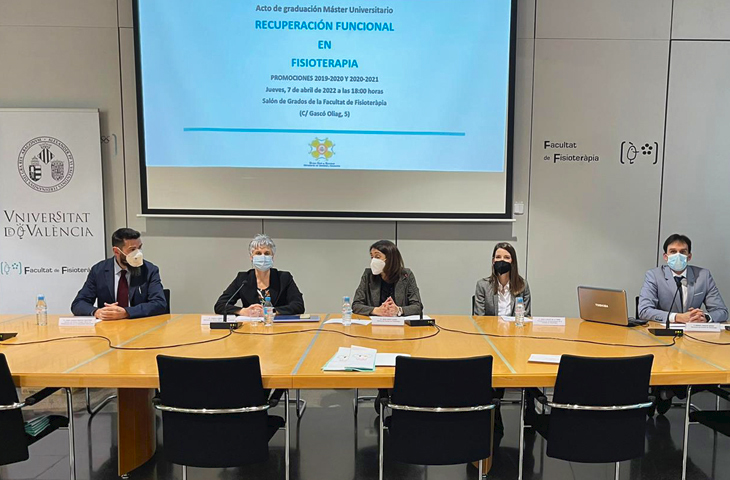 El decano del ICOFCV, participa en el Acto de Graduación del Máster Universitario Recuperación Funcional en Fisioterapia El decano del ICOFCV, participa en el Acto de Graduación del Máster Universitario Recuperación Funcional en Fisioterapia