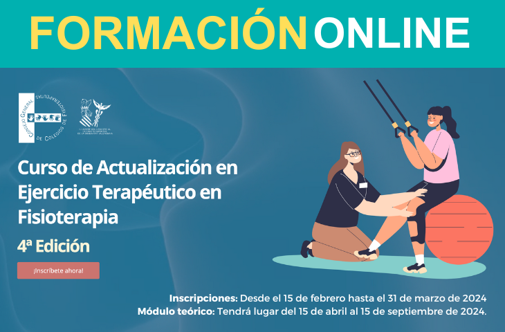 4ª edición del Curso Actualización de Ejercicio Terapéutico en Fisioterapia del CGCFE