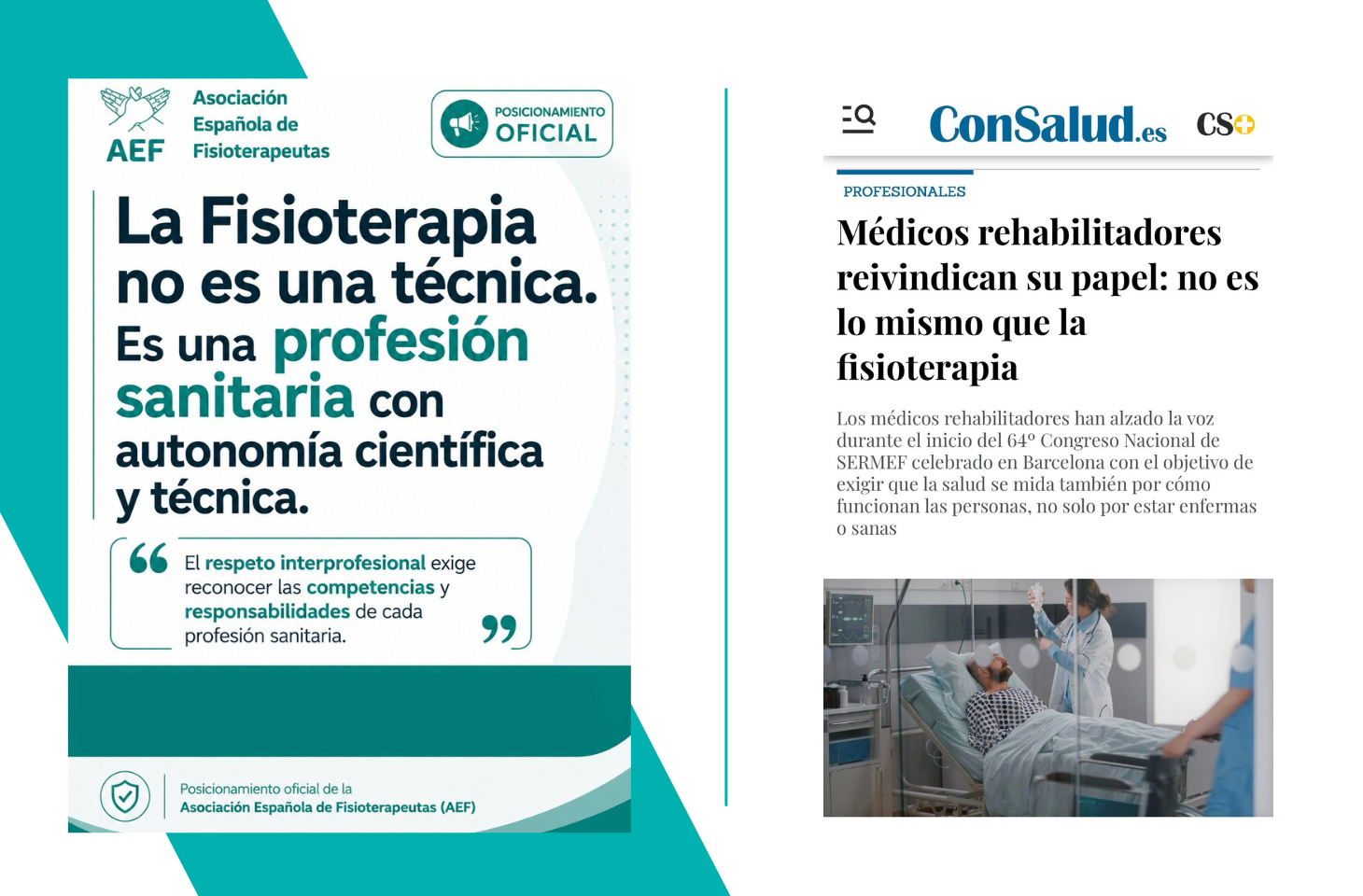 El ICOFCV respalda el posicionamiento de la AEF sobre la autonomía profesional de la Fisioterapia