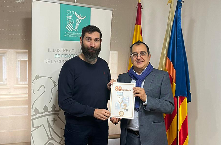 El Colegio de Fisioterapeutas de la Comunidad Valenciana y la ADSCV firmarán un convenio de colaboración El Colegio de Fisioterapeutas de la Comunidad Valenciana y la ADSCV firmarán un convenio de colaboración
