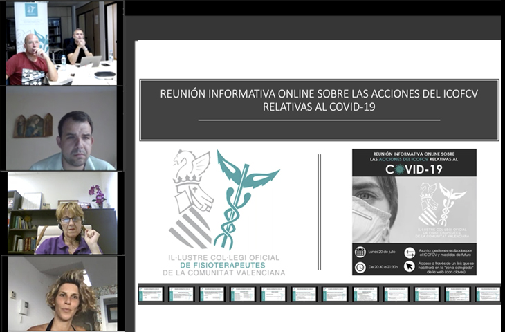 Activa participación de los colegiados en la reunión informativa online sobre las acciones relativas al COVID-19 Activa participación de los colegiados en la reunión informativa online sobre las acciones relativas al COVID-19