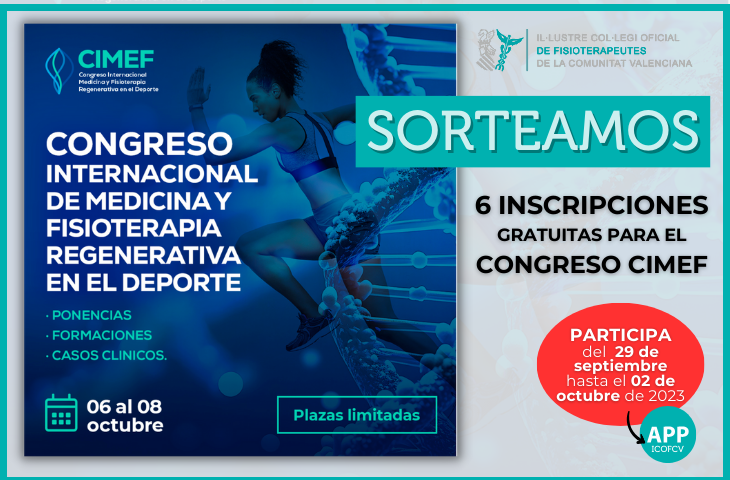 Sorteo de 6 inscripciones gratuitas para el Congreso CIMEF - ICOFCV