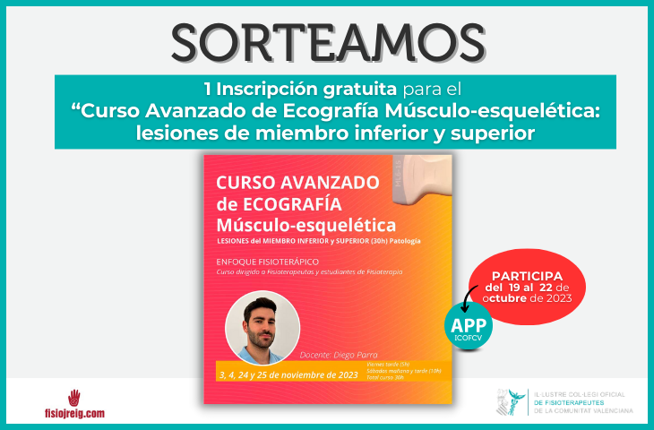 Sorteo 1 inscripcion Curso avanzado ecografia musculo-esqueletica