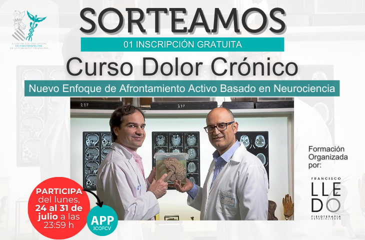 ¡Participa en nuestro sorteo y gana 1 inscripción gratuita para el Curso “Dolor Crónico. Nuevo Enfoque de Afrontamiento Activo Basado en Neurociencia! 