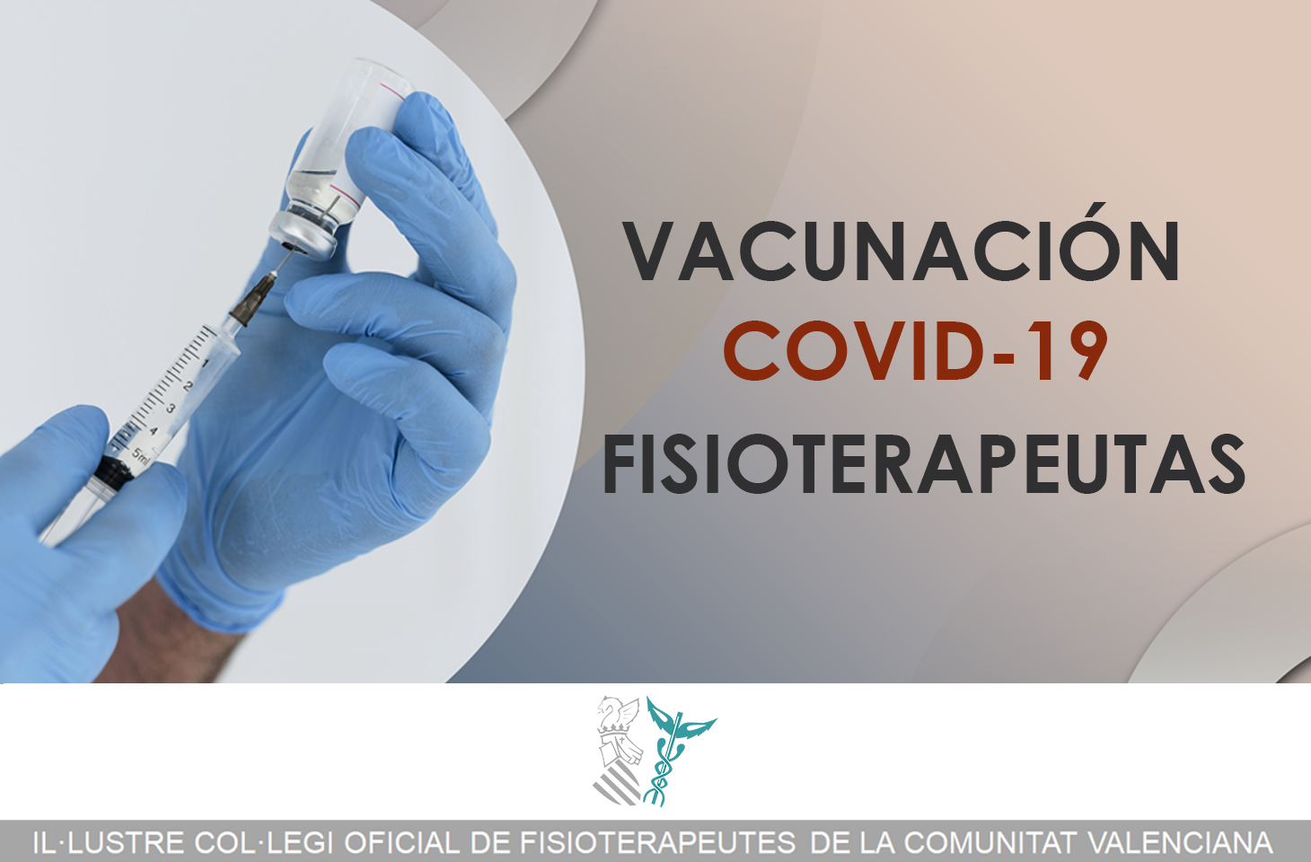 El ICOFCV solicita a Sanitat información respecto a cuándo y cómo se va retomar la vacunación de los fisioterapeutas
