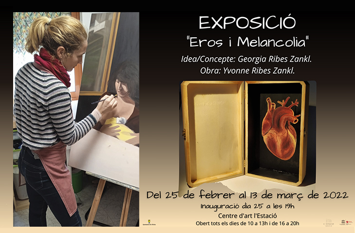 Nuestra colegiada Yvonne Ribes expone su obra “Eros y Melancolía” en el Centre d’Art l’Estació y Nuestra colegiada Yvonne Ribes expone su obra “Eros y Melancolía” en el Centre d’Art l’Estació