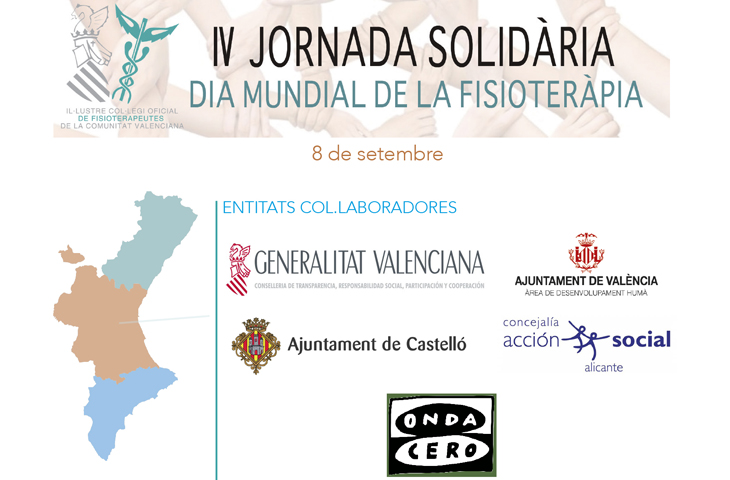Generalitat, Ayuntamiento de Valencia, de Castellón y de Alicante, y Onda Cero, colaboradores de la IV Jornada Solidaria del ICOFCV Generalitat, Ayuntamiento de Valencia, de Castellón y de Alicante, y Onda Cero, colaboradores de la IV Jornada Solidaria del ICOFCV