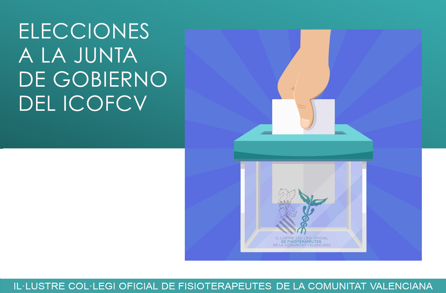 El ICOFCV convoca elecciones para renovar la Junta de Gobierno El ICOFCV convoca elecciones para renovar la Junta de Gobierno