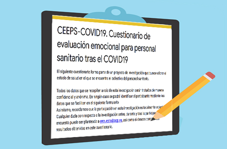 Cuestionario de evaluación emocional para personal sanitario tras el COVID-19 ¡Participa!