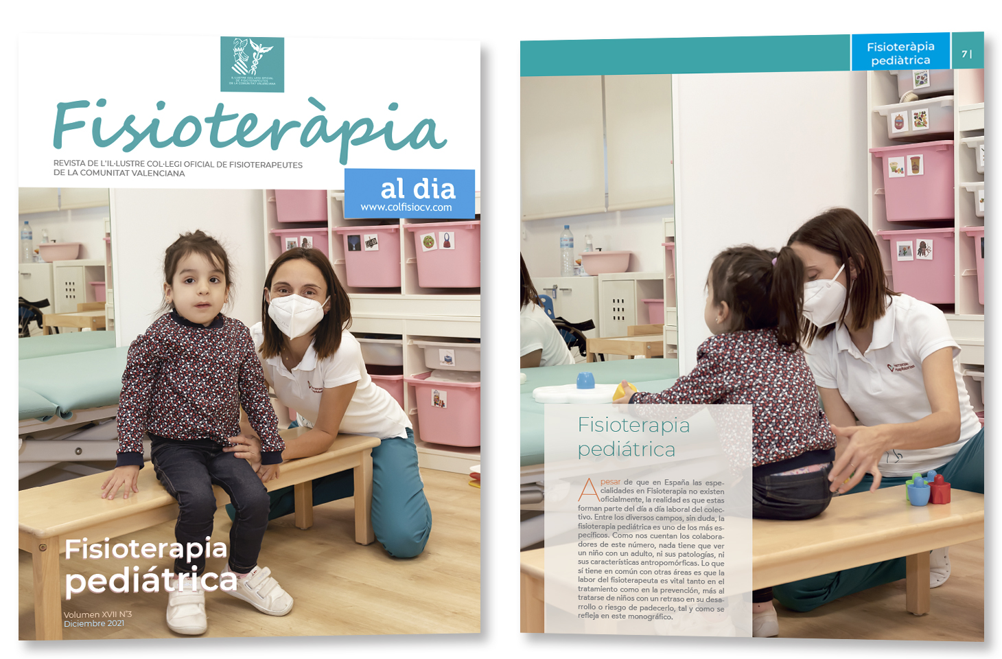 Nuevo número de nuestra revista colegial FAD con el monográfico “Fisioterapia pediátrica”