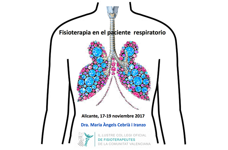 Fisioterapia respiratoria, próximo monográfico en Alicante del 17 al 19 de noviembre  