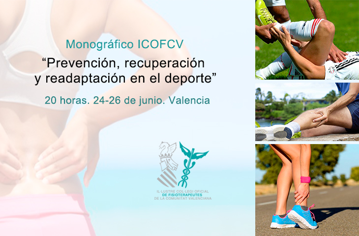 Próximo monográfico del ICOFCV: “Prevención, recuperación y readaptación en el deporte”